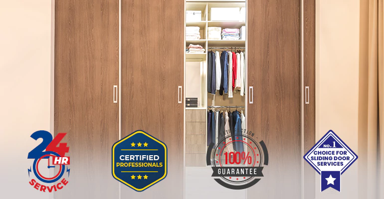 Sliding Closet Door Track & Hardware Installation West Palm Beach