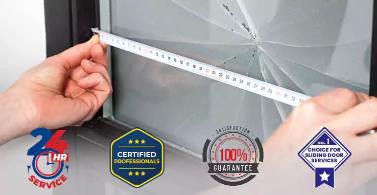 Residential Sliding Door Glass Repair in West Palm Beach
